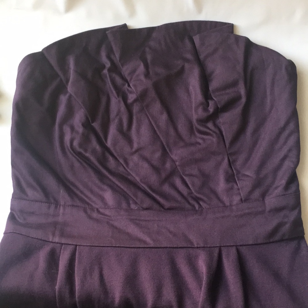 Strapless Purple Dress (Anthropologie)